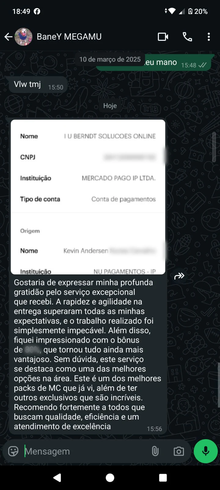Depoimento de BaneY