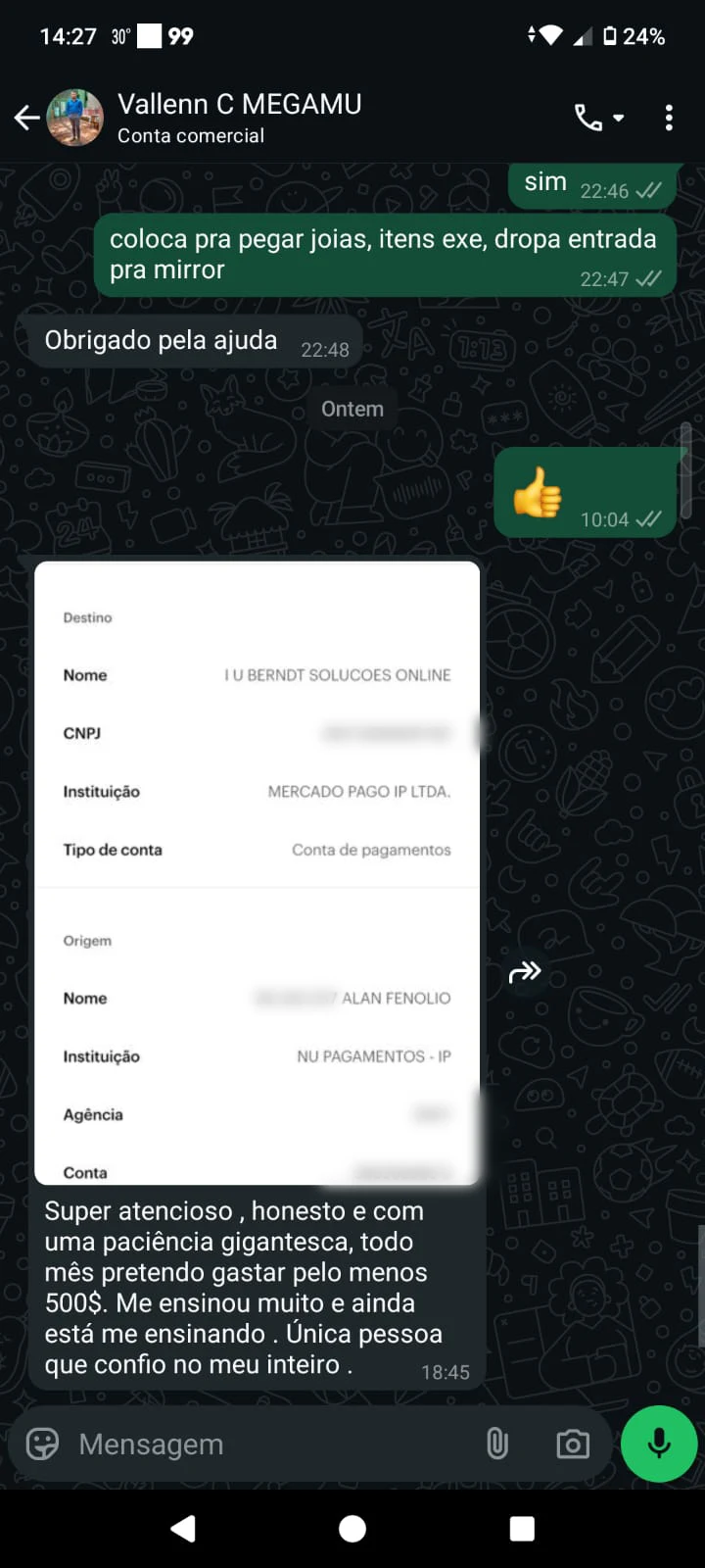 Depoimento de Vallenn